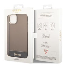 Заредете изображение във визуализатора на галерията – Guess GUHCP14SHGCOK iPhone 14 6.1 "black / black hardcase Translucent - TopMag
