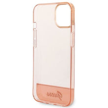 Заредете изображение във визуализатора на галерията – Guess GUHCP14SHGCOP iPhone 14 6.1 "pink / pink hardcase Translucent - TopMag
