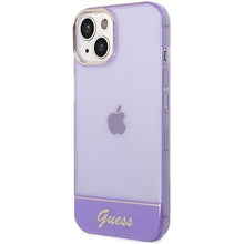 Заредете изображение във визуализатора на галерията – Guess GUHCP14SHGCOU iPhone 14 6.1 "purple / purple hardcase Translucent - TopMag
