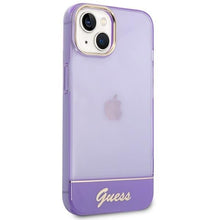 Заредете изображение във визуализатора на галерията – Guess GUHCP14SHGCOU iPhone 14 6.1 "purple / purple hardcase Translucent - TopMag
