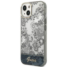 Заредете изображение във визуализатора на галерията – Guess GUHCP14SHGPLHG iPhone 14 6.1 "gray / gray hardcase Porcelain Collection - TopMag
