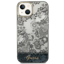 Заредете изображение във визуализатора на галерията – Guess GUHCP14SHGPLHG iPhone 14 6.1 "gray / gray hardcase Porcelain Collection - TopMag
