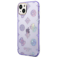 Заредете изображение във визуализатора на галерията – Guess GUHCP14SHTPPTL iPhone 14 6.1 "lilac / lilac hard case Peony Glitter - TopMag
