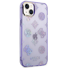 Заредете изображение във визуализатора на галерията – Guess GUHCP14SHTPPTL iPhone 14 6.1 "lilac / lilac hard case Peony Glitter - TopMag
