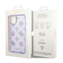 Заредете изображение във визуализатора на галерията – Guess GUHCP14SHTPPTL iPhone 14 6.1 "lilac / lilac hard case Peony Glitter - TopMag
