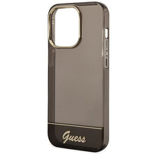 Заредете изображение във визуализатора на галерията – Guess GUHCP14XHGCOK iPhone 14 Pro Max 6.7 "black / black hardcase Translucent - TopMag
