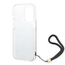 Заредете изображение във визуализатора на галерията – Guess GUOHCP14LH4STW iPhone 14 Pro 6.1 "brown / brown hardcase 4G Print Strap - TopMag
