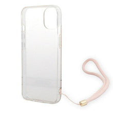 Заредете изображение във визуализатора на галерията – Guess GUOHCP14MH4STP iPhone 14 Plus 6.7 "pink / pink hardcase 4G Print Strap - TopMag
