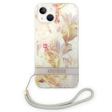 Заредете изображение във визуализатора на галерията – Guess GUOHCP14SHFLSU iPhone 14 6.1 "purple / purple hardcase Flower Strap - TopMag
