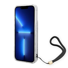 Заредете изображение във визуализатора на галерията – Guess GUOHCP14XH4STK iPhone 14 Pro Max 6.7 "black / black hardcase 4G Print Strap - TopMag
