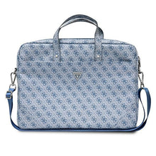 Заредете изображение във визуализатора на галерията – Guess Bag GUCB15P4TB 16 "blue / blue Saffiano 4G Triangle Logo - TopMag
