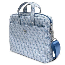 Заредете изображение във визуализатора на галерията – Guess Bag GUCB15P4TB 16 "blue / blue Saffiano 4G Triangle Logo - TopMag
