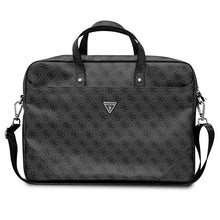 Заредете изображение във визуализатора на галерията – Guess Bag GUCB15P4TK 16 "black / black Saffiano 4G Triangle Logo - TopMag

