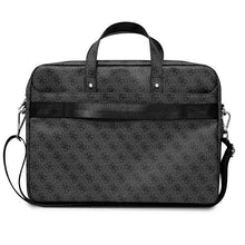 Заредете изображение във визуализатора на галерията – Guess Bag GUCB15P4TK 16 "black / black Saffiano 4G Triangle Logo - TopMag
