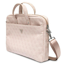 Заредете изображение във визуализатора на галерията – Guess Bag GUCB15P4TP 16 "rose / pink Saffiano 4G Triangle Logo - TopMag
