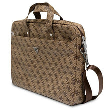 Заредете изображение във визуализатора на галерията – Guess Bag GUCB15P4TW 16 "brown / brown Saffiano 4G Triangle Logo - TopMag
