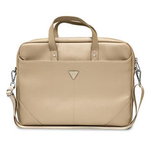 Заредете изображение във визуализатора на галерията – Guess Bag GUCB15PSATLE 16 "beige / beige Saffiano Triangle Logo - TopMag
