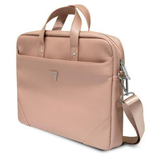 Заредете изображение във визуализатора на галерията – Guess Bag GUCB15PSATLP 16 "pink / pink Saffiano Triangle Logo - TopMag
