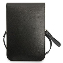 Заредете изображение във визуализатора на галерията – Guess Handbag GUWBSATMBK black / black Saffiano Triangle - TopMag
