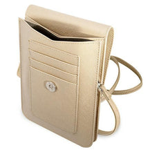 Заредете изображение във визуализатора на галерията – Guess Handbag GUWBSATMLG beige / beige Saffiano Triangle - TopMag
