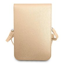 Заредете изображение във визуализатора на галерията – Guess Handbag GUWBSATMLG beige / beige Saffiano Triangle - TopMag

