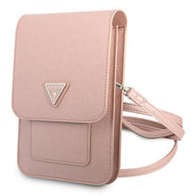 Заредете изображение във визуализатора на галерията – Guess Handbag GUWBSATMPI pink / pink Saffiano Triangle - TopMag
