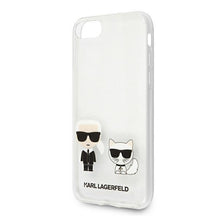 Заредете изображение във визуализатора на галерията – Karl Lagerfeld KLHCI8CKTR iPhone 7/8/SE 2020 / SE 2022 hardcase Transparent Karl &amp; Choupette - TopMag
