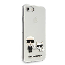 Заредете изображение във визуализатора на галерията – Karl Lagerfeld KLHCI8CKTR iPhone 7/8/SE 2020 / SE 2022 hardcase Transparent Karl &amp; Choupette - TopMag
