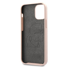 Заредете изображение във визуализатора на галерията – Karl Lagerfeld KLHCP12LSLFKPI iPhone 12 Pro Max 6,7" hardcase jasnoróżowy/light pink Silicone Iconic - TopMag
