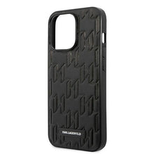 Заредете изображение във визуализатора на галерията – Karl Lagerfeld KLHCP13LMNMP1K iPhone 13 Pro / 13 6.1 "hardcase black / black Monogram Plaque - TopMag
