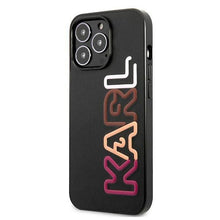 Заредете изображение във визуализатора на галерията – Karl Lagerfeld KLHCP13LPCOBK iPhone 13 Pro / 13 6,1" czarny/black hardcase Multipink Brand - TopMag
