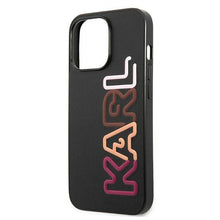 Заредете изображение във визуализатора на галерията – Karl Lagerfeld KLHCP13LPCOBK iPhone 13 Pro / 13 6,1" czarny/black hardcase Multipink Brand - TopMag
