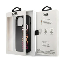 Заредете изображение във визуализатора на галерията – Karl Lagerfeld KLHCP13LPCOBK iPhone 13 Pro / 13 6,1" czarny/black hardcase Multipink Brand - TopMag
