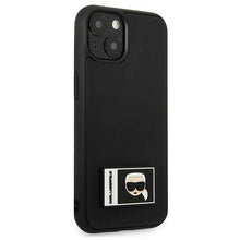 Заредете изображение във визуализатора на галерията – Karl Lagerfeld KLHCP13M3DKPK iPhone 13 6,1" czarny/black hardcase Ikonik Patch - TopMag
