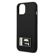 Заредете изображение във визуализатора на галерията – Karl Lagerfeld KLHCP13M3DKPK iPhone 13 6,1" czarny/black hardcase Ikonik Patch - TopMag
