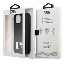 Заредете изображение във визуализатора на галерията – Karl Lagerfeld KLHCP13M3DKPK iPhone 13 6,1" czarny/black hardcase Ikonik Patch - TopMag
