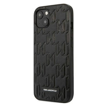 Заредете изображение във визуализатора на галерията – Karl Lagerfeld KLHCP13MMNMP1K iPhone 13 6,1" hardcase czarny/black Monogram Plaque - TopMag
