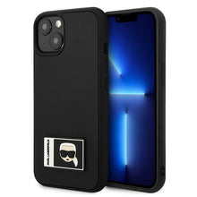 Заредете изображение във визуализатора на галерията – Karl Lagerfeld KLHCP13S3DKPK iPhone 13 mini 5,4 "black / black hardcase Ikonik Patch - TopMag
