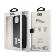 Заредете изображение във визуализатора на галерията – Karl Lagerfeld KLHCP13S3DKPK iPhone 13 mini 5,4 "black / black hardcase Ikonik Patch - TopMag
