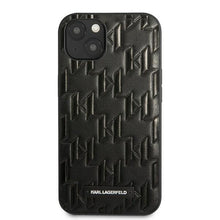 Заредете изображение във визуализатора на галерията – Karl Lagerfeld KLHCP13SMNMP1K iPhone 13 mini 5,4 "hardcase black / black Monogram Plaque - TopMag
