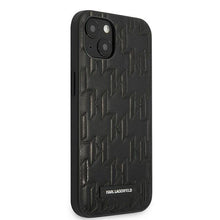Заредете изображение във визуализатора на галерията – Karl Lagerfeld KLHCP13SMNMP1K iPhone 13 mini 5,4 "hardcase black / black Monogram Plaque - TopMag
