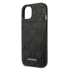 Заредете изображение във визуализатора на галерията – Karl Lagerfeld KLHCP13SMNMP1K iPhone 13 mini 5,4 "hardcase black / black Monogram Plaque - TopMag
