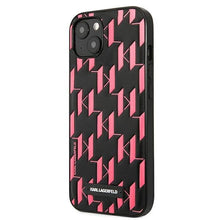 Заредете изображение във визуализатора на галерията – Karl Lagerfeld KLHCP13SMNMP1P iPhone 13 mini 5,4 "hardcase pink / pink Monogram Plaque - TopMag
