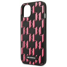 Заредете изображение във визуализатора на галерията – Karl Lagerfeld KLHCP13SMNMP1P iPhone 13 mini 5,4 "hardcase pink / pink Monogram Plaque - TopMag
