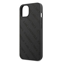 Заредете изображение във визуализатора на галерията – Karl Lagerfeld KLHCP13SPTLK iPhone 13 mini 5,4 &quot;hardcase black / black Perforated Allover - TopMag
