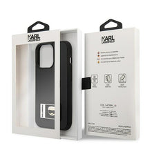 Заредете изображение във визуализатора на галерията – Karl Lagerfeld KLHCP13X3DKPK iPhone 13 Pro Max 6,7" czarny/black hardcase Ikonik Patch - TopMag
