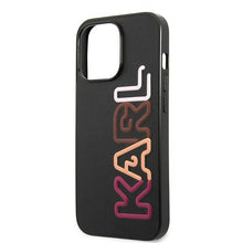 Заредете изображение във визуализатора на галерията – Karl Lagerfeld KLHCP13XPCOBK iPhone 13 Pro Max 6,7" czarny/black hardcase Multipink Brand - TopMag
