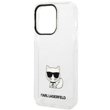 Заредете изображение във визуализатора на галерията – Karl Lagerfeld KLHCP14LCTTR iPhone 14 Pro 6.1 "hardcase clear / transparent Choupette Body - TopMag
