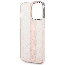 Заредете изображение във визуализатора на галерията – Karl Lagerfeld KLHCP14LHKLSPCP iPhone 14 Pro 6.1 &quot;hardcase pink / pink Mono Vertical Stripe - TopMag
