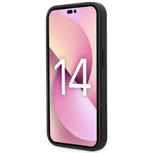 Заредете изображение във визуализатора на галерията – Karl Lagerfeld KLHCP14LSAKLHPK iPhone 14 Pro 6.1 "hardcase black / black Saffiano Mono Metal Logo - TopMag
